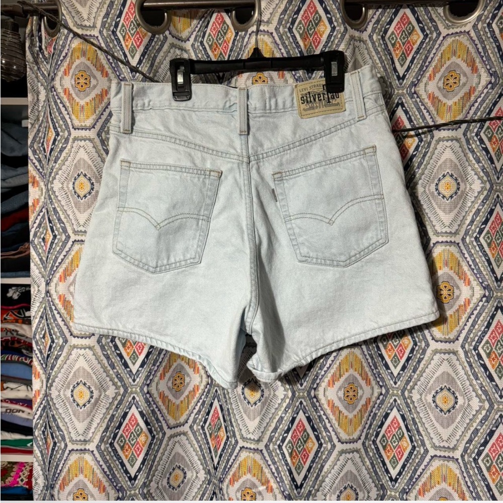 Levi's Women's silver tab high waisted Jean Shorts